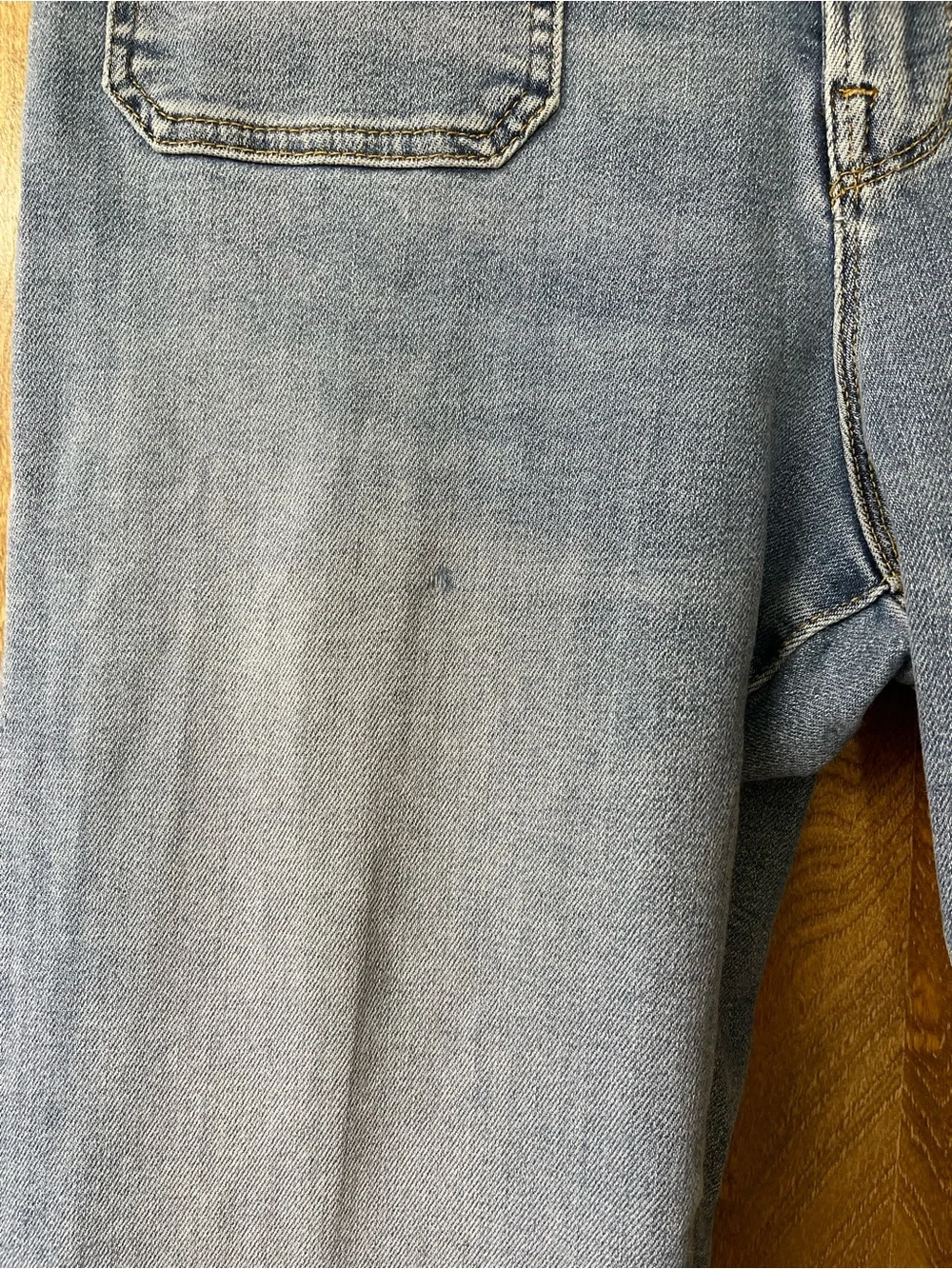 Good American Good Legs Flare Jeans Size 14 Light Wash High Rise